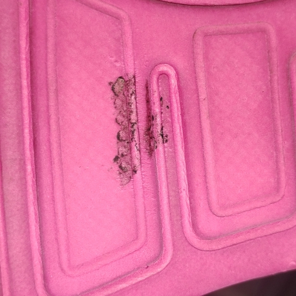 Cole Haan Lunargrand Women's Blue Suede Wingtip Pink Soles Shoes Size 8 D38899 - Picture 10 of 14